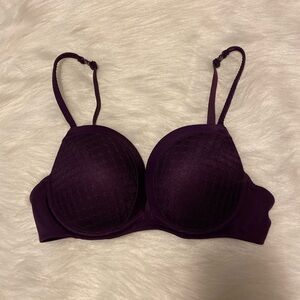 Le Mystere Bra Women's Size‎ 32C Purple Push Up Underwire